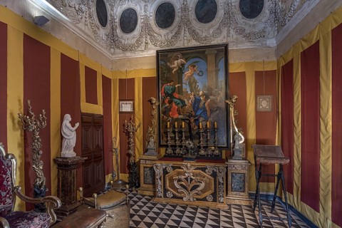 Private chapel in the Villa del Principe, Palazzo di Andrea Doria, Piazza dei Principe, Genoa.