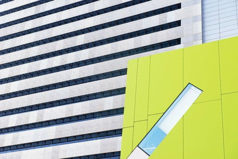 Modern architecture at Brisbane Square, Brisbane, Queensland, Australia