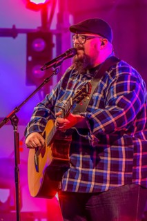 Christian singer Big Daddy Weave on stage during concert at Jones Park in Gulfport, Mississippi,