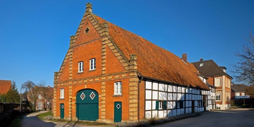 Haus Siekmann, socio-cultural centre of the town of Sendenhorst, Münsterland, North