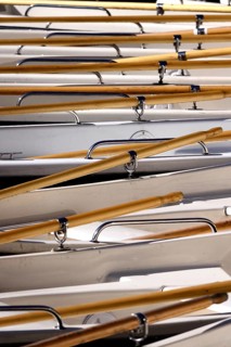 Rowing boats, seasonal break, Germany