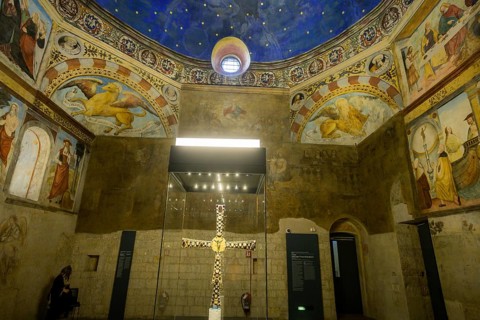 Romanesque Chapel of Santa Maria in Solario with Cross of King Desiderius, Brescia, Province of