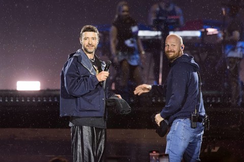 Justin Timberlake at the Lollapalooza Festival in the Olympiastadion and on the Maifeld, Berlin,