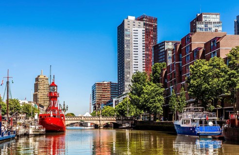 Wijnhaven and Leuvehaven, Rotterdam, The Netherlands