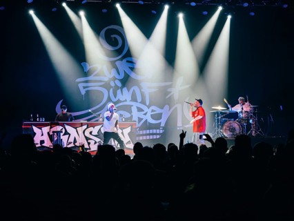 Rapper Daniel Schneezin Schneider and Michael Mike Rohleder from 257ers live in Berlin's Huxleys