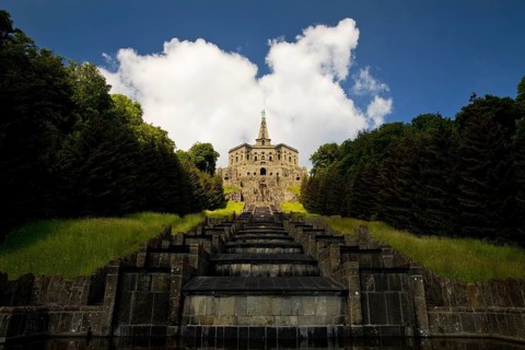 Bergpark Wilhelmshöhe, Hercules Building with the Great Cascades, UNESCO World Heritage Site,