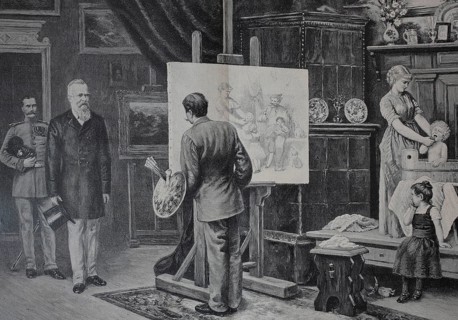 Visit of Prince Regent Luitpold Karl Joseph Wilhelm of Bavaria (12 March 1821 to 12 December 1912)