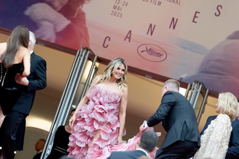 Cannes, France - 13.5.2024: Heidi Klum during the opening of the 78th Cannes International Film