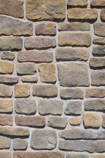 Wall, natural stone, Lake Millstatt, Millstatt, Carinthia, Austria