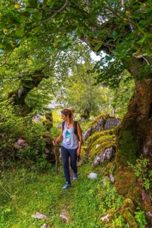 Mount Aizkorri 1523 meters, the highest in Guipuzcoa. Basque Country. Ascent through San Adrian and