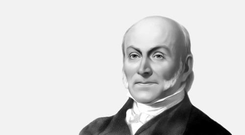 Portrait of John Quincy Adams, 1767-1848, 6th president of the United States