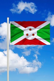 Burundi, landlocked country in East Africa, Africa, national flag, national flag, flag, flagpole,