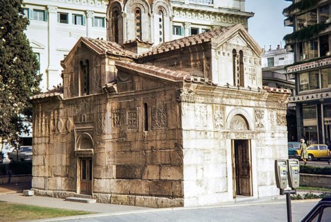Church of St. Eleutherios or Panagia Gorgoepikoos, Little Metropolis, Byzantine church, Mitropoleos