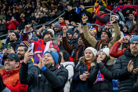 Football UEFA Europa League, 2024/25 season, matchday 6: TSG Hoffenheim v Steaua Bucharest.