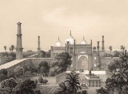 Hazuri Bagh, a garden in Lahore, Punjab, Pakistan, 1845, by Prince Waldemar of Prussia