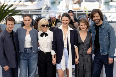 Cannes, France - 15.5.2024: Félix Kysyl, Angelina Woreth, Mélanie Laurent, Joséphine Japy, Sarah