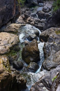 Aubachfall near Voglau, Lammertal, Osterhorngruppe, Salzkammergut, Salzburg province, Austria