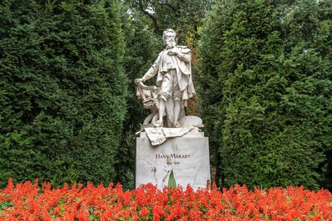 Hans Makart monument in Vienna City Park, Vienna, Austria