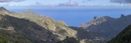 Atlantic coast, Tagana Valley, Barranco de la Iglesia, Anaga Mountains, Las Montanas de Anaga,
