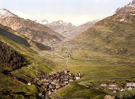 Urseren, also Ursern, is the valley of the upper Reuss in Uri, Switzerland, running southwest to