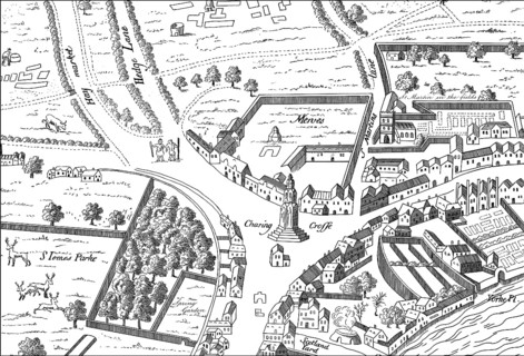 Plan of Charing, London, UK, 17th century