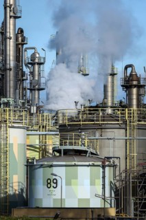 Oberhausen, North Rhine-Westphalia, Germany, industrial plant in the chemical park, OQ Chemicals
