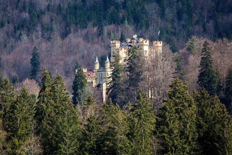 Hohenschwangau Castle, Schwangau, Ostallgäu, Allgäu, Bavaria Germany