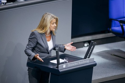 Mechthilde Wittmann, CDU/CSU, recorded during a speech on the topic of internal security in the