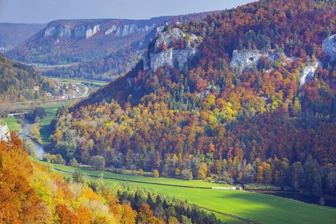 Upper Danube nature park Park, Swabian Alb, Baden-Wuerttemberg, Germany