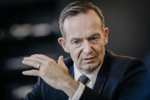 Volker Wissing (FDP), Federal Minister of Transport and Digital Affairs, recorded during an