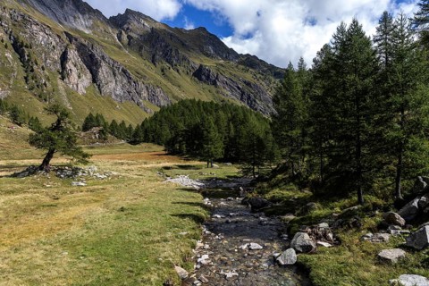 River Maggia, upper course, Sambuco valley, Vale Sambuco, near Fusio, Lavizzara, behind Ticino