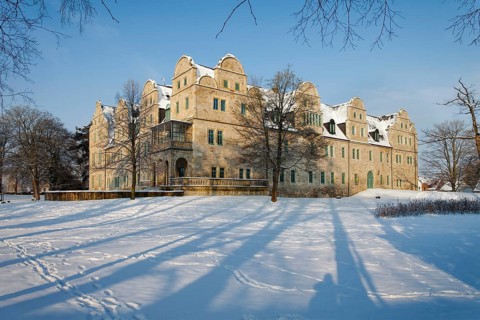 Castle Winter Stadthagen Germany