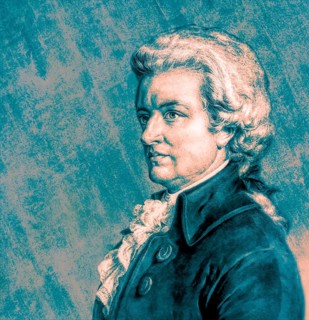 Wolfgang Amadeus Mozart, 1756 – 1791, composer of classical music, First Viennese School, digitally