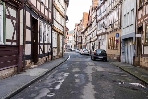 View of Hannoversch Münden, Lower Saxony, Germany