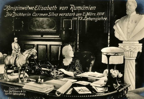 Queen Dowager Elisabeth of Romania, the poet Carmen Silva died on 2 March 1916 at the age of 73,