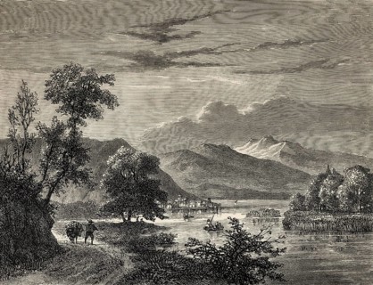 Lago di Piediluco, Terni, Italy, 19th century