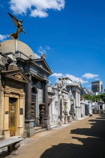 Buenos Aires, Argentina, La Recoleta cemetery is located in the Recoleta district of the same name,