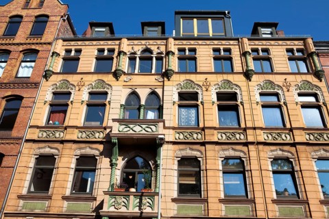 Historical architecture, Linden, Hanover, Lower Saxony, Germany, Europe, Historische Architektur,