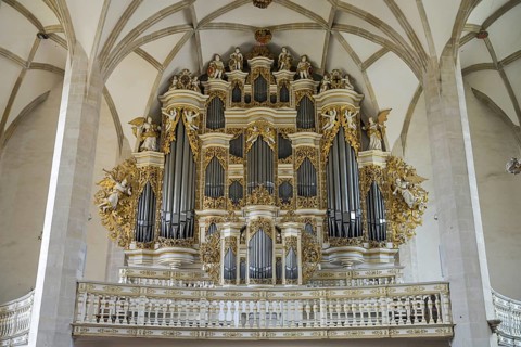 Organ, Cathedral, Merseburg, Saxony-Anhalt, Germany