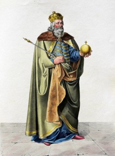 Solomon of Hungary (Hungarian Salamon, born 1053, died 1087 probably in Pula) from the Arpad