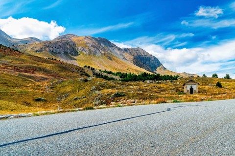 France, Alps, Départements Hautes-Alpes and Alpes-de-Haute-Provence, view of pass Col de Vars,
