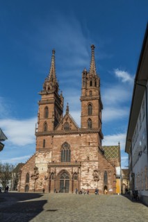 Basel Minster, Basel, Canton of Basel-Stadt, Switzerland