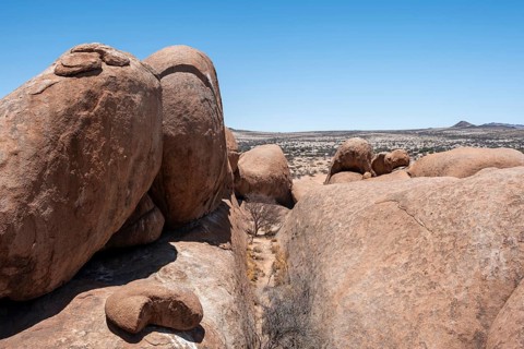 Rock formation, Pontok Mountains, Great Spitzkoppe, Spitzkoppe, Great Spitzkoppe Nature Reserve,