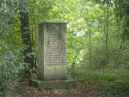The Serastein, memorial stone, memorial to those who died in the First World War of the Freelance
