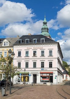 Altes Amtshaus am Obermarkt, Döbeln, Saxony, Germany