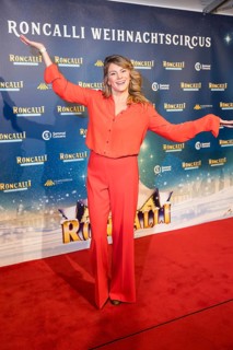 Luise Bähr at the premiere of the 20th Original Roncalli Weihnachtscircus in Berlin's Tempodrom on