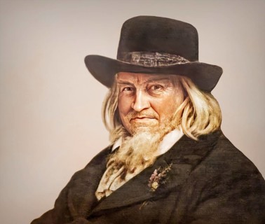 August Heinrich Hoffmann, Hoffmann von Fallersleben, 1798 –1874, German poet, digital edited