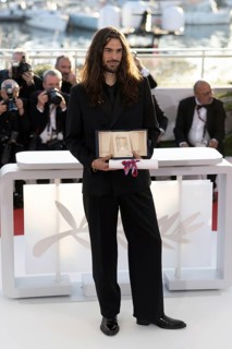 Cannes, France - 24.5.2024: Oliver Laxe, winner of the Jury Prize for the film - Sirat - during the