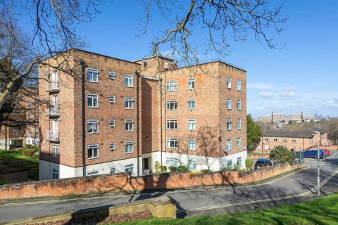 Attleborough Court, 1950s mid-century residential blocks of flats, Sydenham Hill Estate, London,