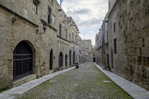Ippoton, Street of the Knights, Old town, Rhodes, Greece